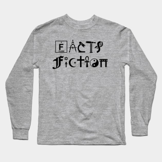 Fact vs Fiction Long Sleeve T-Shirt by dragoneagle11